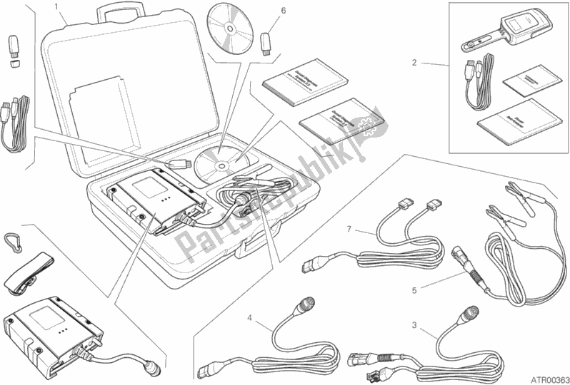 Todas las partes para Probador De Dds (2) de Ducati Diavel Xdiavel Sport Pack Brasil 1260 2019